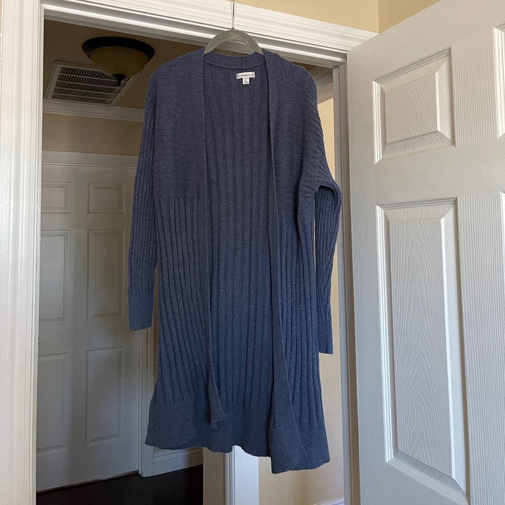 Ribbed cardigan